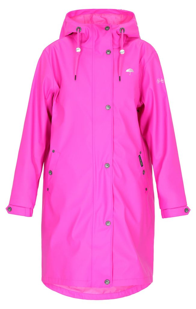 urban rain, Damenmantel von Schmuddelwedda, Farbe: Rosa, Produktbild 