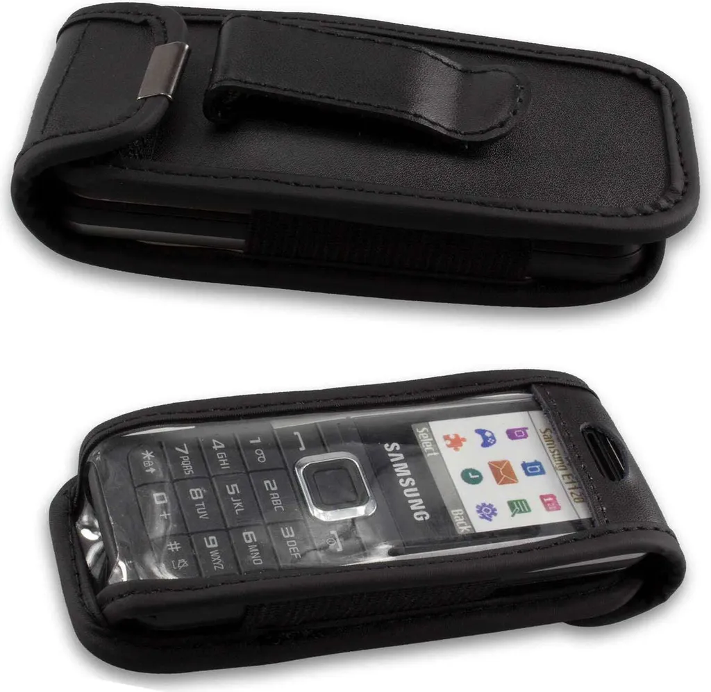 Custodia Cintura Samsung E1120 - Pelle Ultra-Resistente Lavoro Pesante