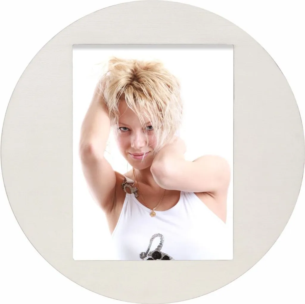 Cornice Legno Bianco Sporco 30x40 S41ZS | Arredo Casa Vintage Elegante