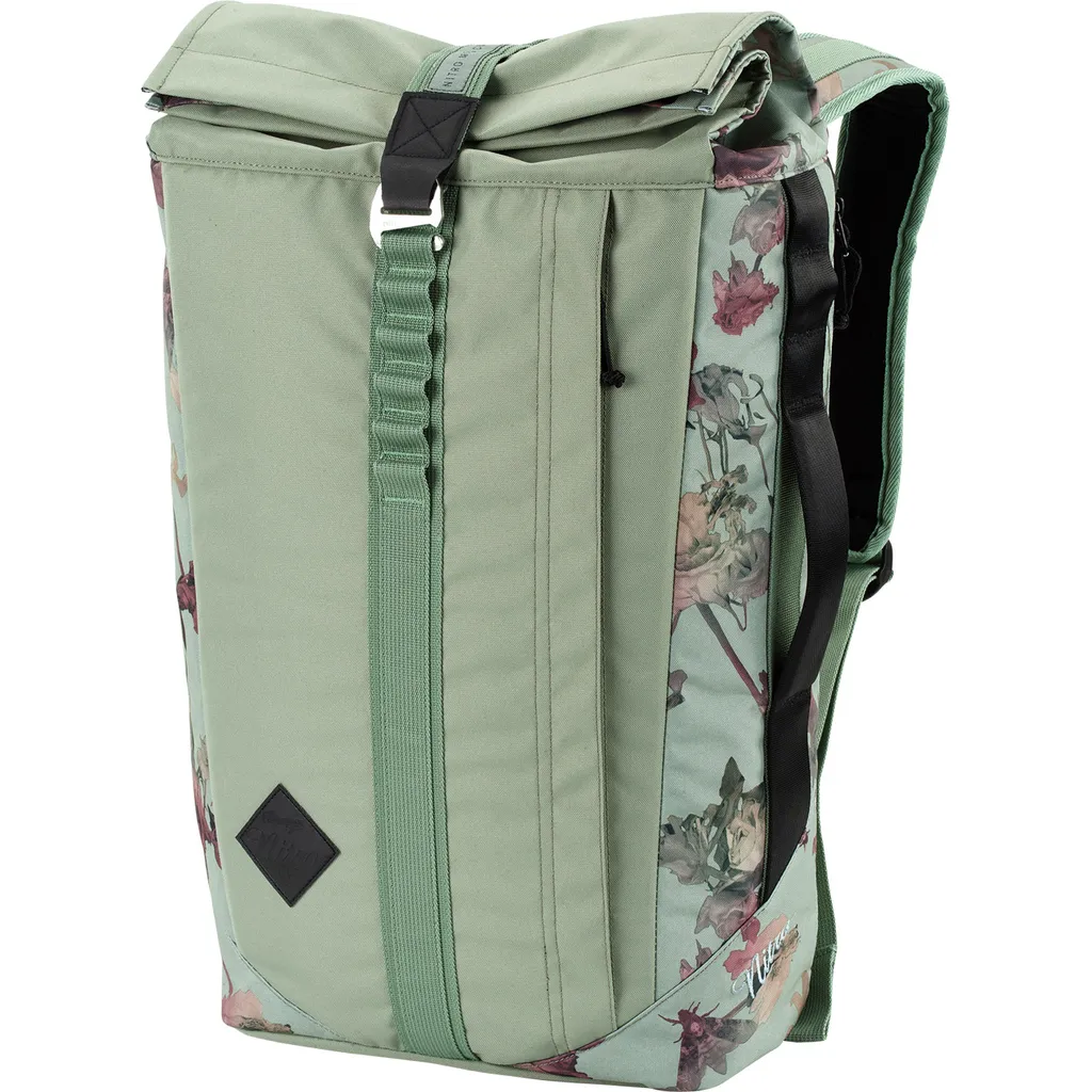 Nitro Scrambler Urban Backpack 28L Dead Flower Verde Tempo Libero