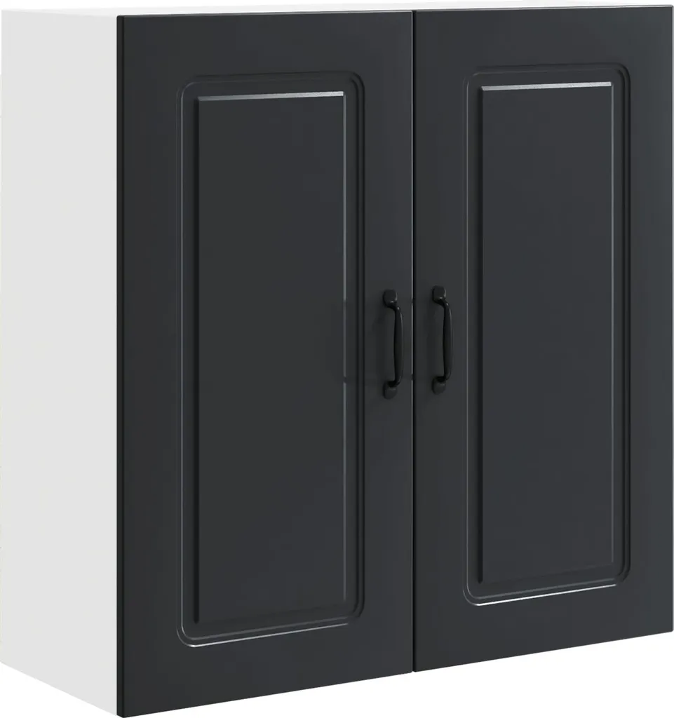 SYFAX™ Mobile Dispensa Kalmar Nero 80x31x80 cm | Offerta Cucina Ordinata