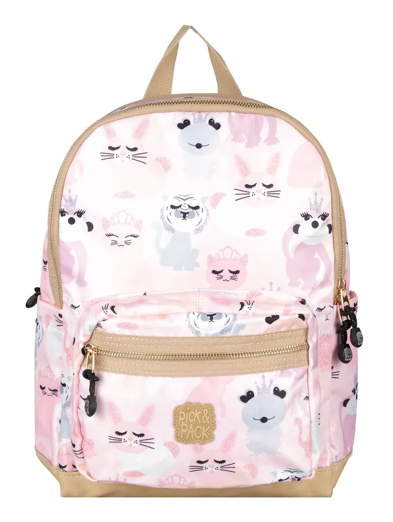 Pick & Pack Zaino Sweet Animal Rosa 10L - Zainetto Rosa Bambina 13''