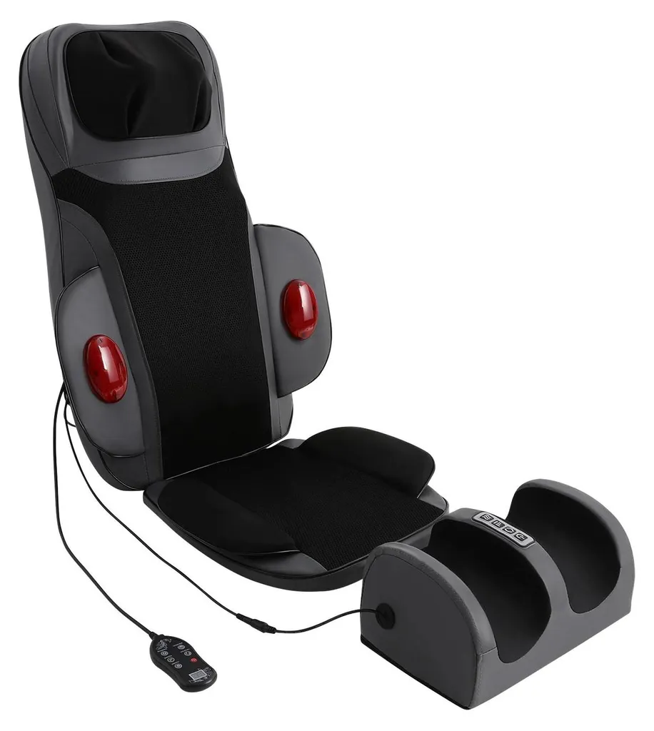 Housse de massage pour siège et dos électrique 50V - Modèle Confort Noir