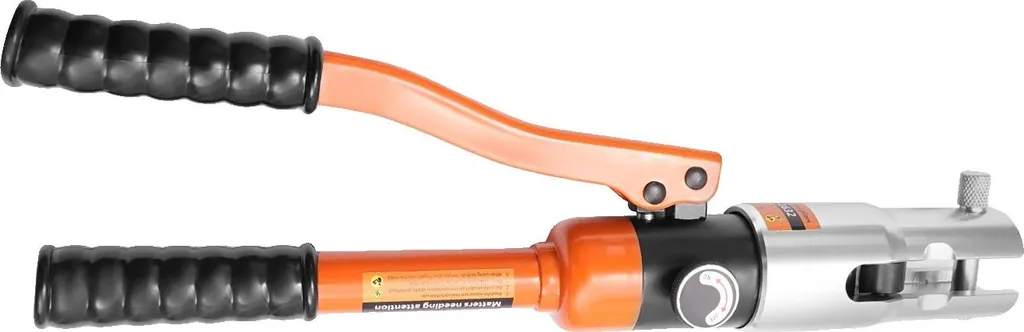 Pince à sertir hydraulique 10t, Tête 360° Orange - Outil Pro