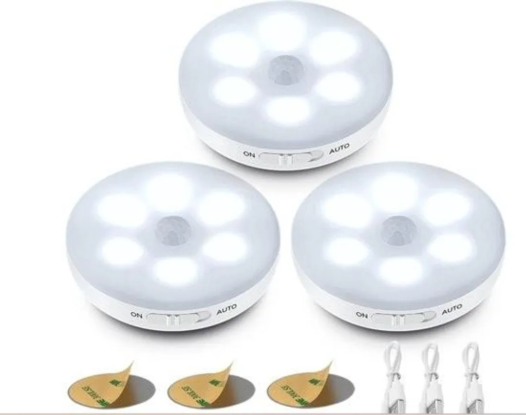 Plafonnier LED intelligent à capteur de présence 360 degrés Blanc Chaud