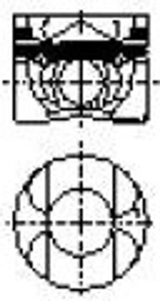 Piston de moteur thermique IPSA PI002201 compatible Mercedes-Benz
