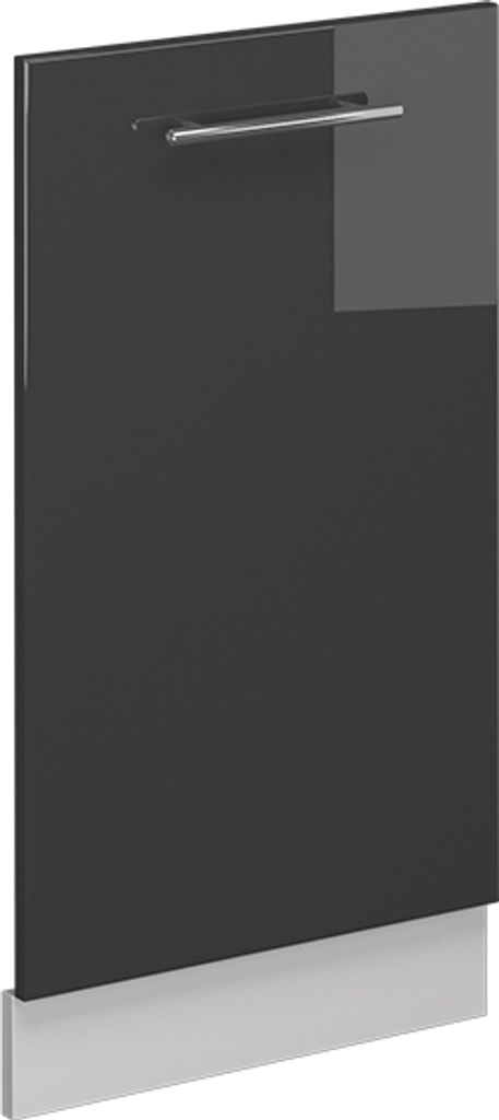 Geschirrspülblende Vicco Fame-Line Anthrazit Hochglanz 45 cm ohne Arbeitsplatte, Model 54298