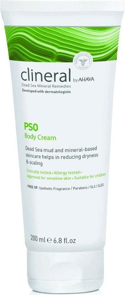 Ahava Clineral PSO Body Cream 200 ml Produktbild 