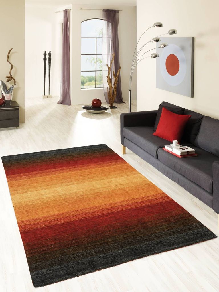Teppich RAINBOW 1201 | Farbe: Multi; Größe: 60 x 90 cm | strapazierfähig und leicht zu reinigen | Wohnzimmer | Schlafzimmer