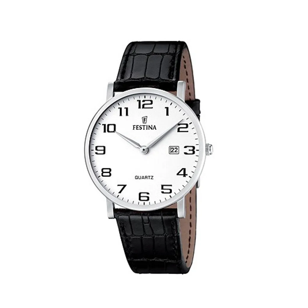 Festina Orologio Uomo F16476-1 Cronografo Classico in Pelle Nera - 2