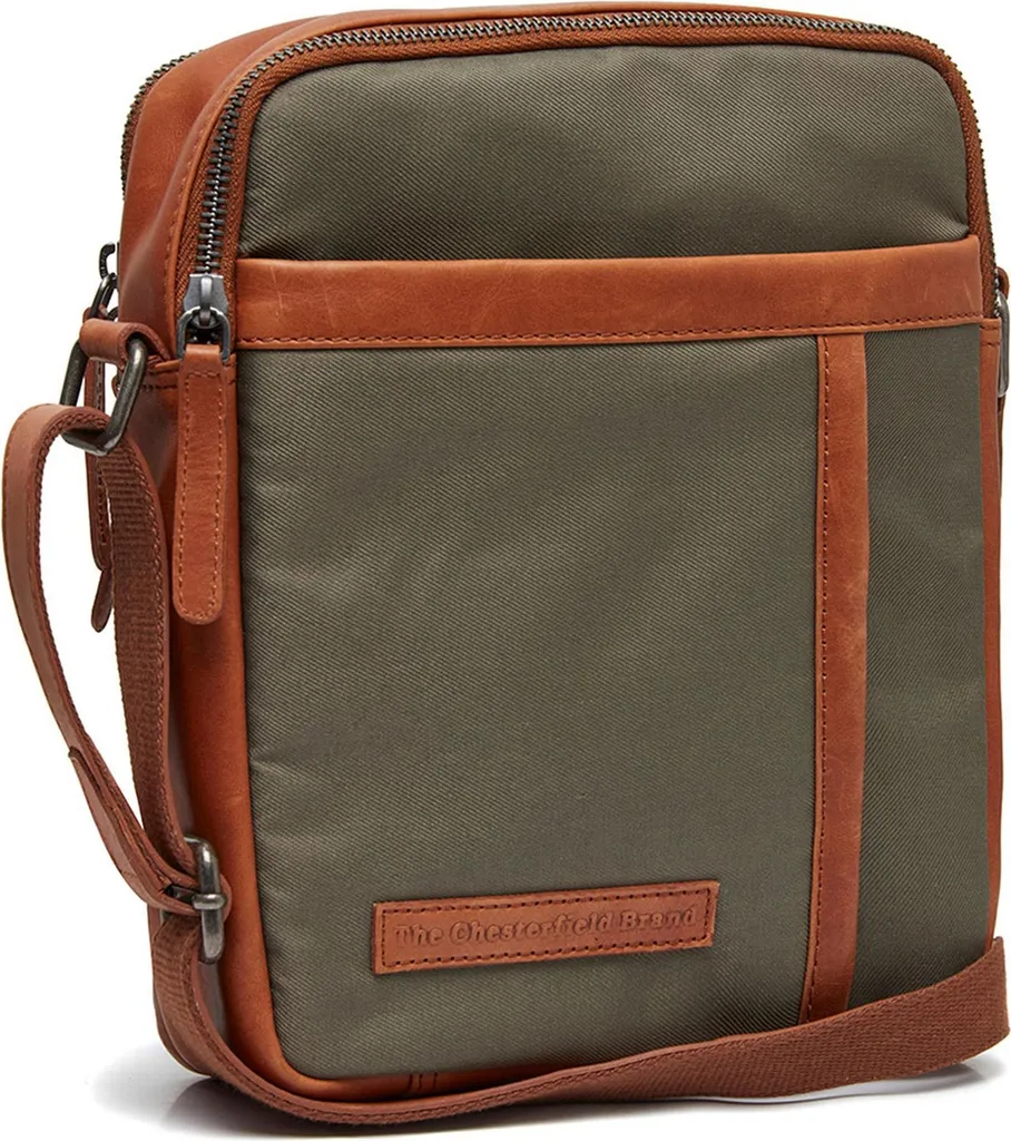 Sac à épaule Arendal Chesterfield Brand en cuir Steel Green olive chic