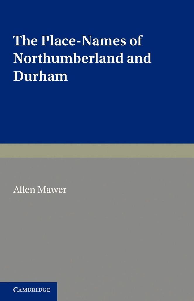 The Place-names Of Northumberland And Du – Lingua: Inglese