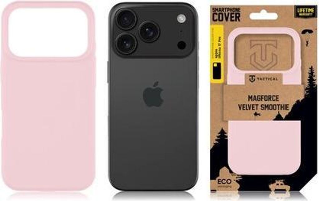 Tactical Back Cover MagForce Velvet Smoothie iPhone 17 Pro pink panther