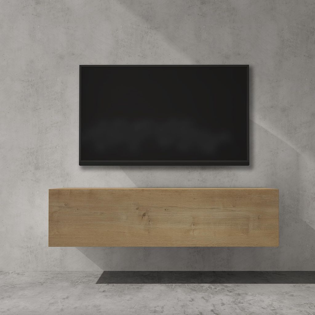 doporro TV Lowboard hängend Fernsehschrank Wohnzimmer | Produktbild 