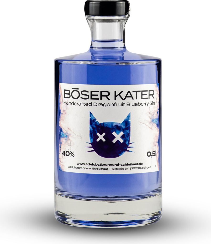 Böser Kater Dragonfruit Blueberry Gin Produktbild 