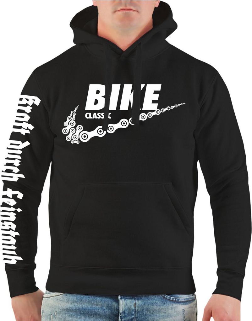 Herren Kapuzenpullover Motorrad Bike Classic