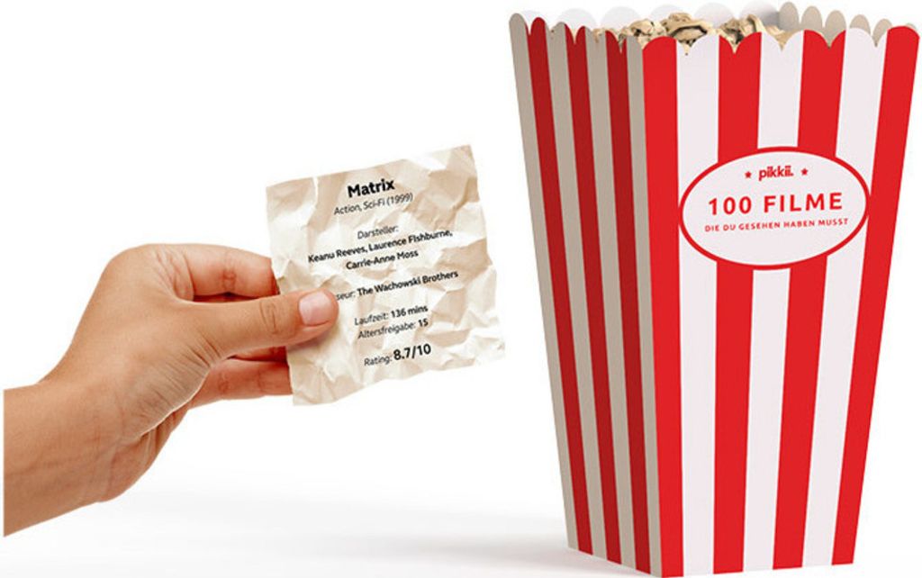 Popcorn Bucket Film Liste mit 100 Film Vorschlägen