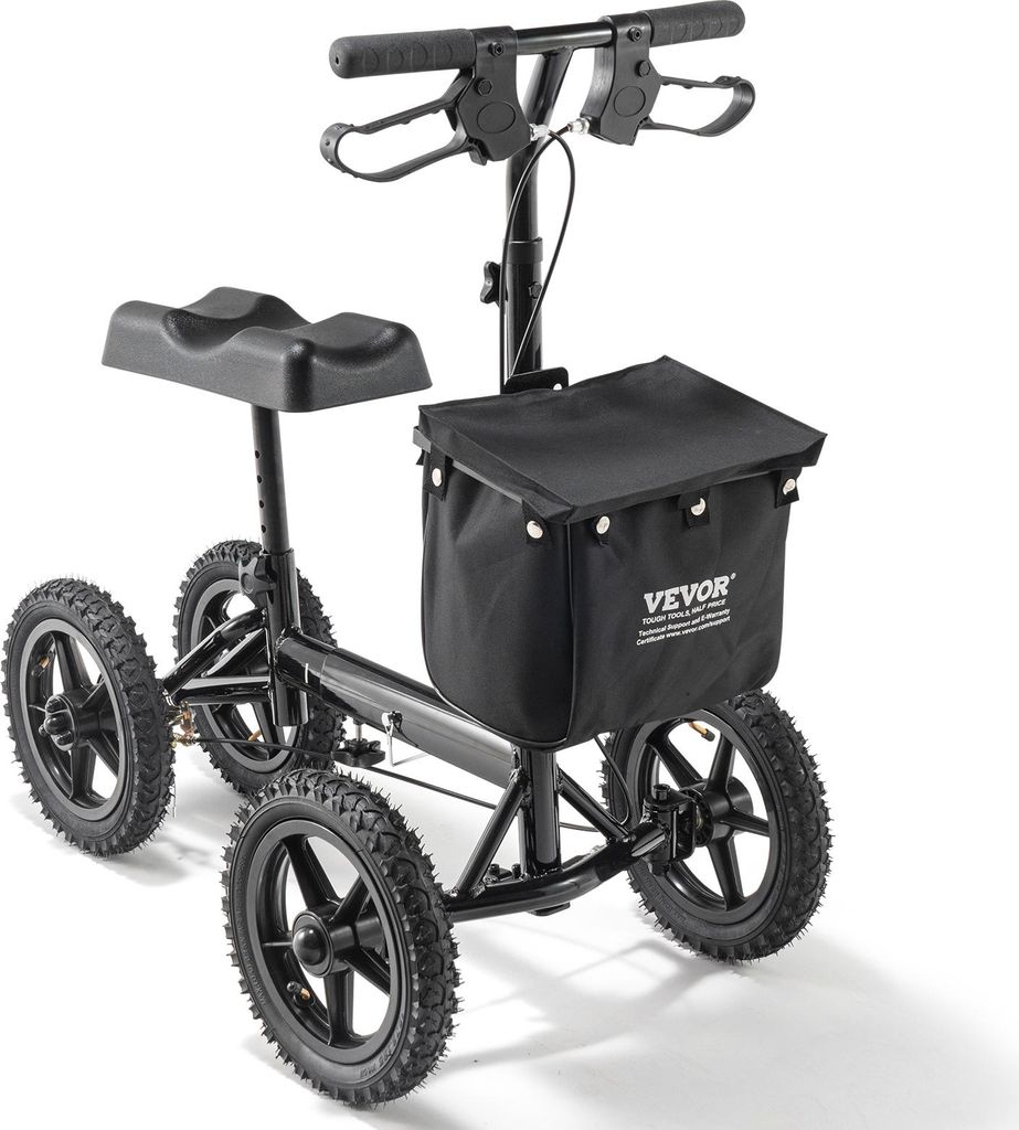 VEVOR knee scooter, deambulatore in alluminio con manubrio Immagine del prodotto 