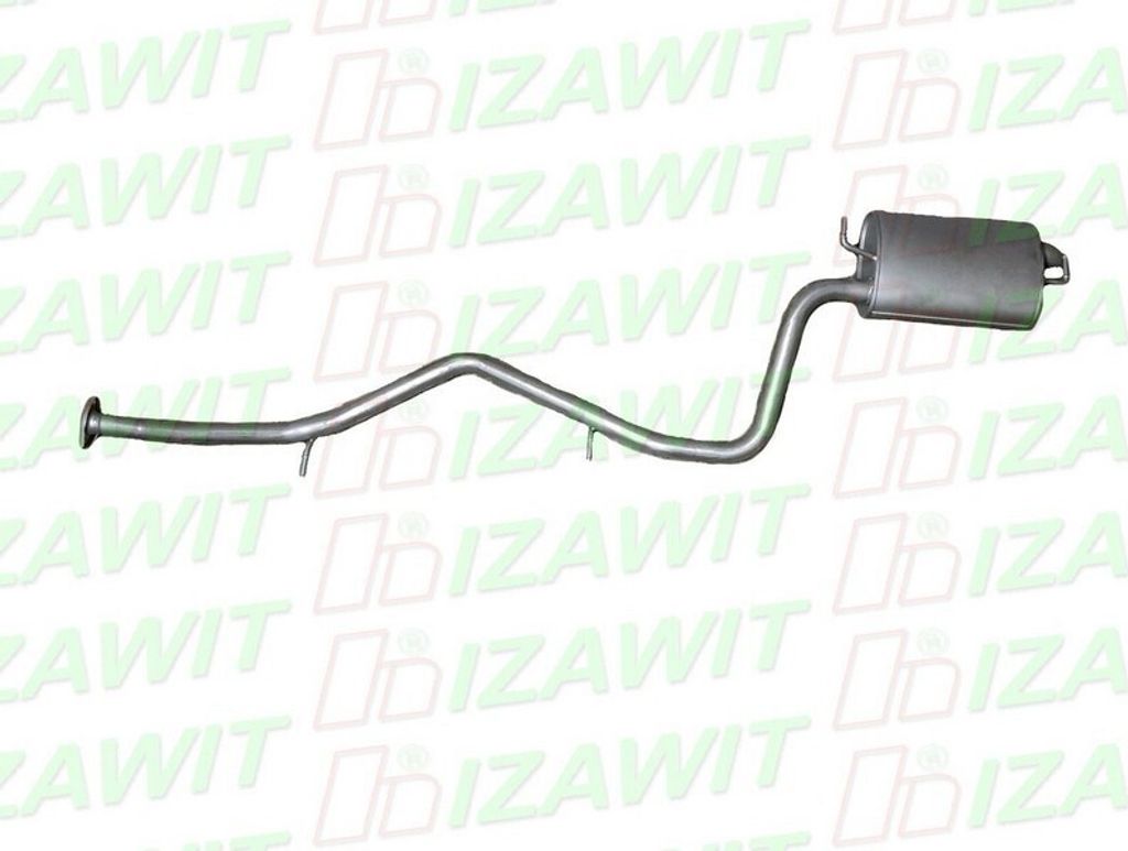 IZAWIT 35.053 Endschalldämpfer für TOYOTA AVENSIS Station Wagon (ZRT27, ADT27) Auspuff