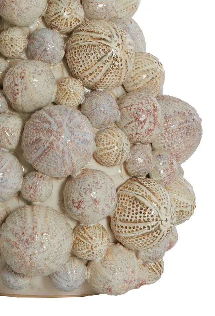 Vase stable et robuste SEA URCHIN en céramique - Finition Anti-Traces