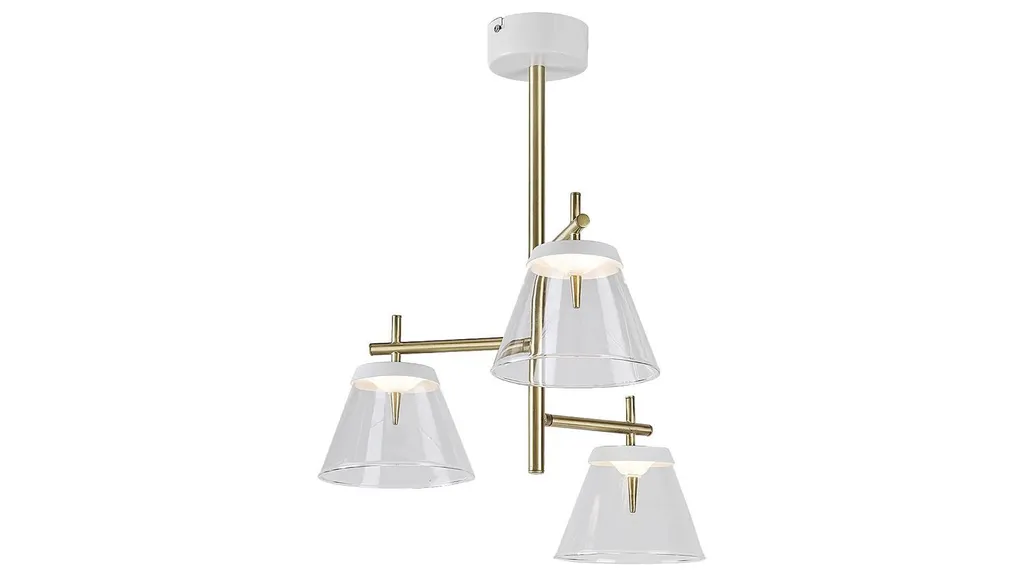 Plafonnier suspendu LED 18W blanc mat Aviana 5031 design minimaliste