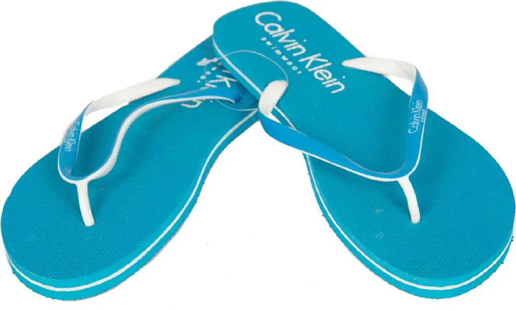 Tongs de plage femme CK Calvin Klein en gomme - Sandales piscine T.37/38