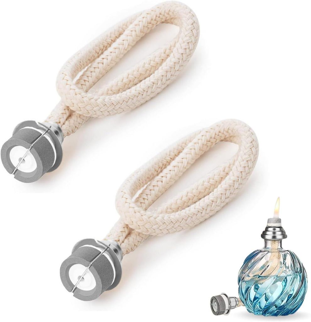 Set mit 2 identischen Dochten, katalytischer Brenner, zur Verbesserung der Luftqualität, für die Aromatherapie
