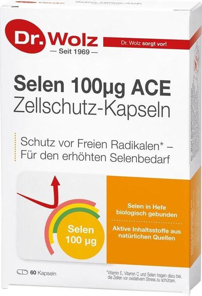 Selen Ace 100 μg 60 Tage Kapseln 60 St