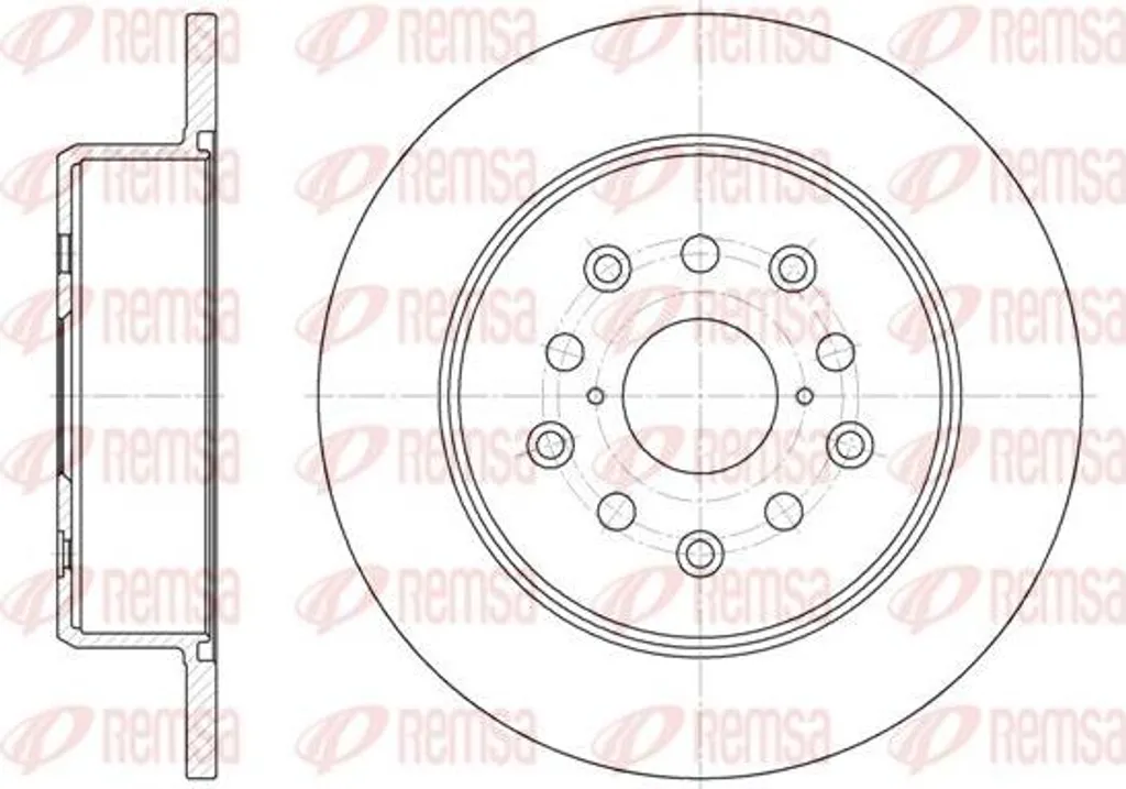Disque de frein arrière pour Lexus GS et IS compatible OE 4243130260