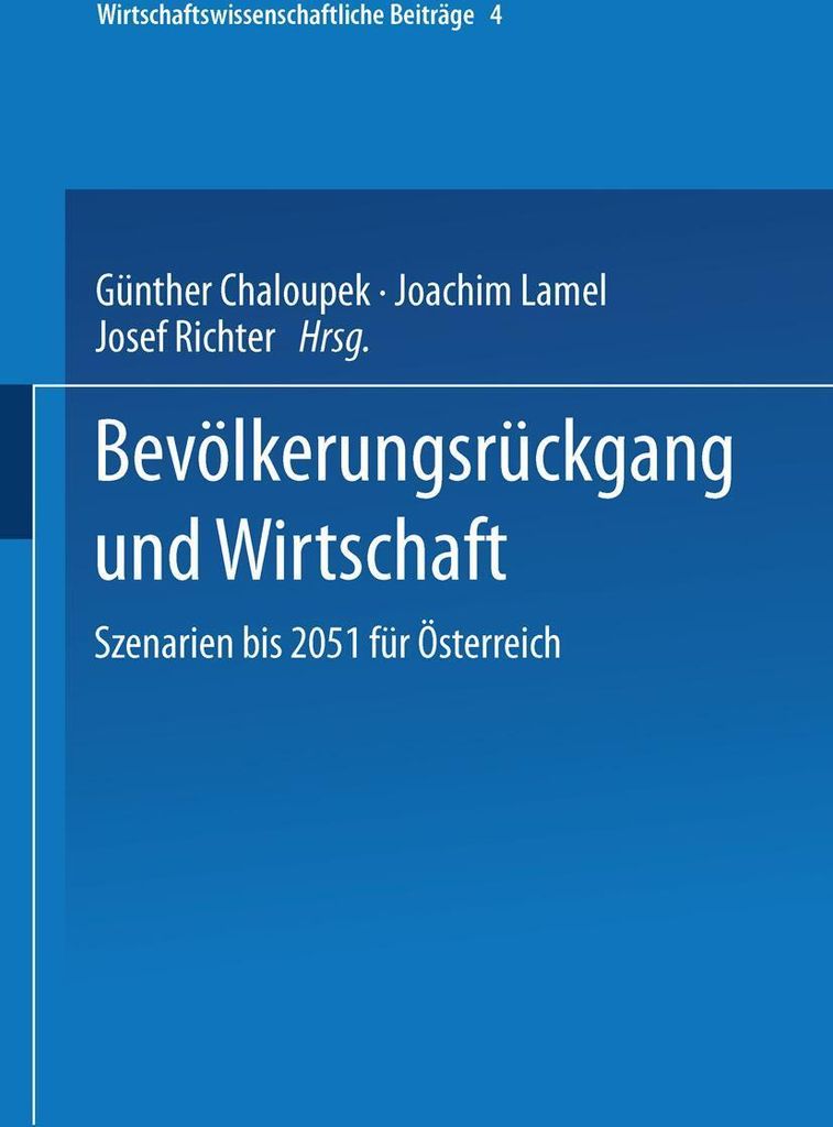 Bevölkerungsrückgang und Wirtschaft