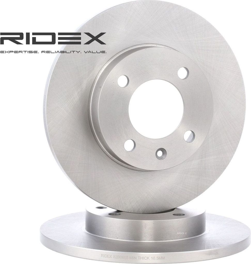 RIDEX 82B0655 - OE 171 615 301 V Bremsscheibe für Cordoba 6K, Ibiza 6K, Toledo I 1L2, Golf III 1H, Jetta II 165, 19E, 1G2, Polo 6V, Vento 1H