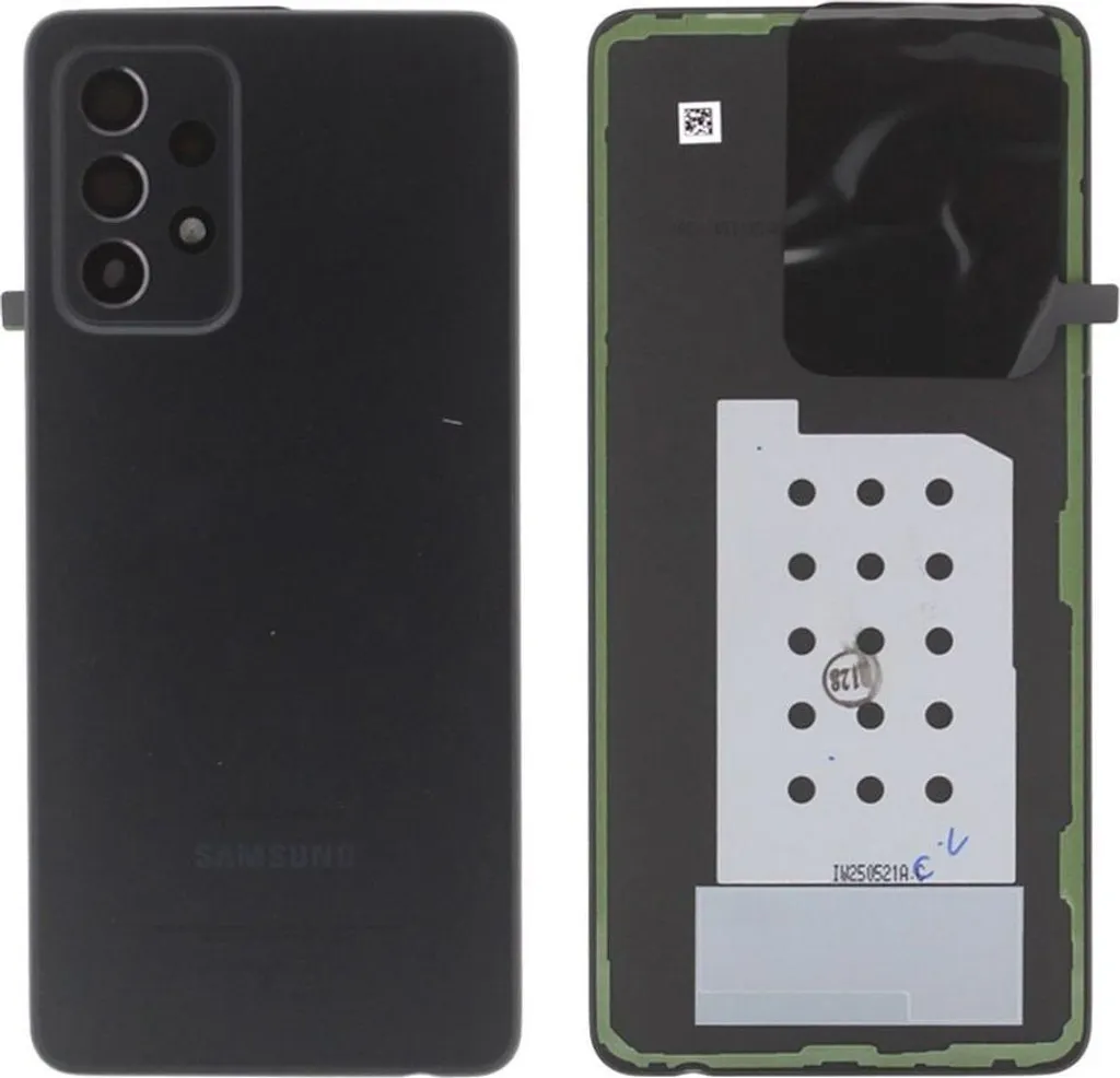 Coque arrière Samsung Galaxy A52 5G noire idéale pour usage quotidien