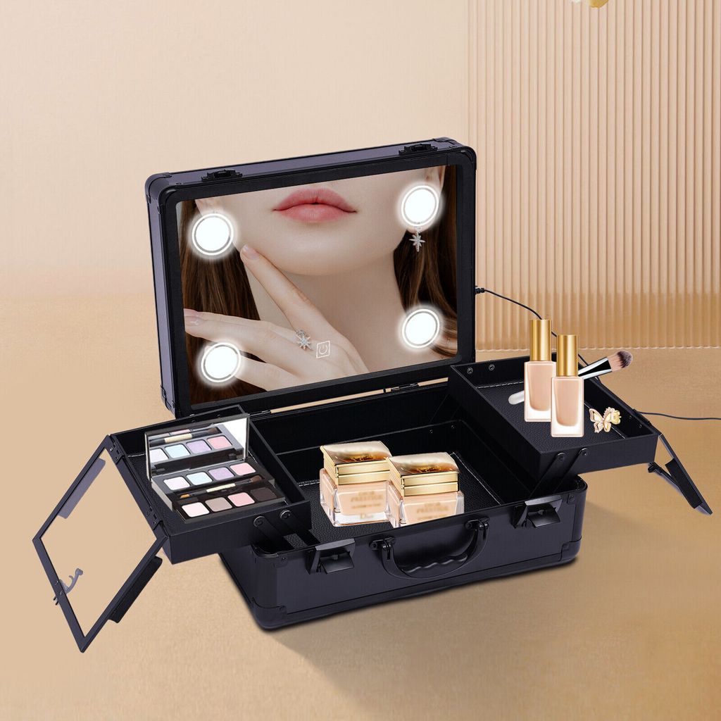 Kosmetický kufřík Make-up Case Black Kadeřnický kufřík Obrázek produktu 3