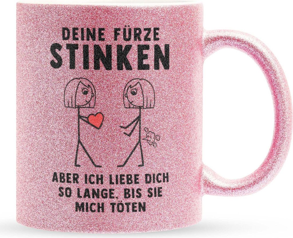 22Feels Glitzertasse Pink Lesbische Frau Geschenk Valentinstag Jahrestag Geburtstag Weihnachten Homosexuelle Ehe Gay Pride Month Queer LGBT Kaffeet...