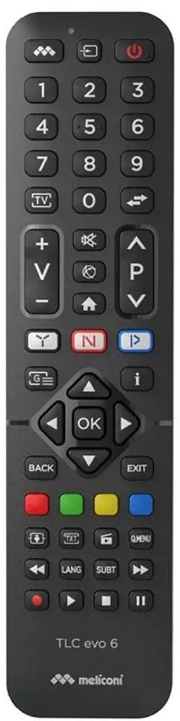 Meliconi TLC Evo 6: telecomando universale per televisori. Immagine del prodotto 