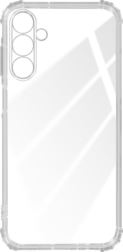 Avizar, Bumper-Hülle für Samsung Galaxy A15 4G / 5G stoßfeste Ecken, Transparent