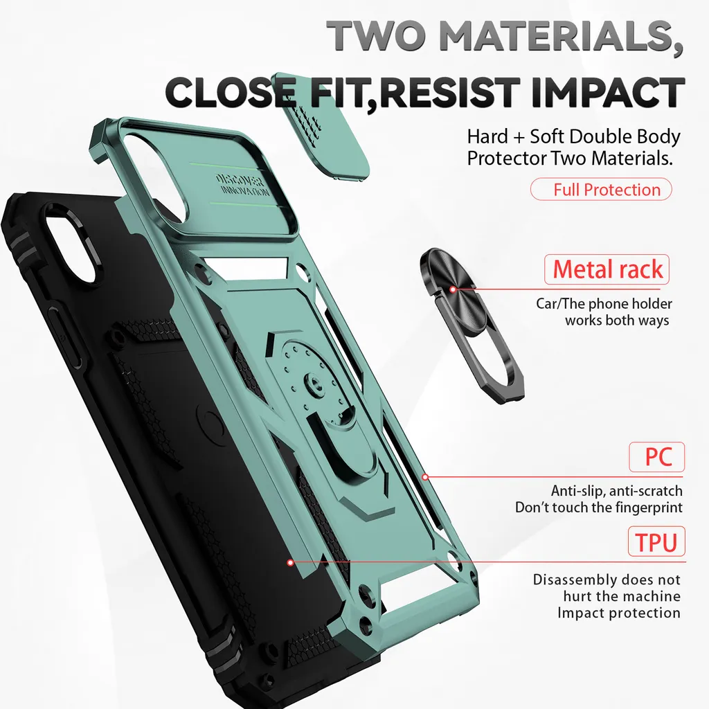 XINYIWEI Custodia per iPhone XR, Protezione scorrevole del coperchio della fotocamera, Cover protettiva del telefono cellulare a prova di caduta per iPhone XR 6.1 (Blu XINYIWEI Custodia per iPhone XR, Protezione scorrevole del coperchio della fotocamera, Cover protettiva del telefono cellulare a prova di caduta per iPhone XR 6.1 (Blu