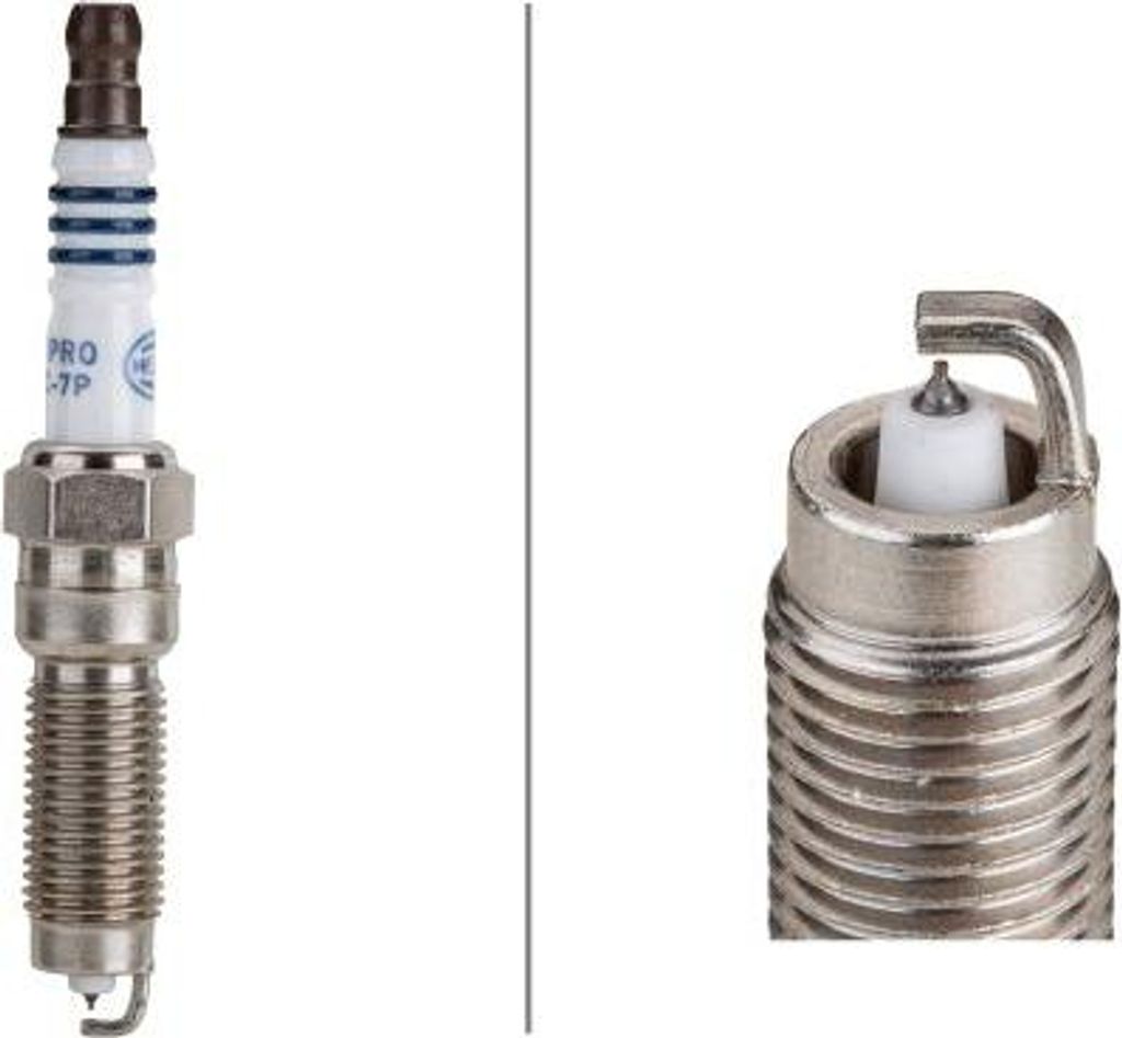 HELLA 8EH 188 706-811 Zündkerze Iridium OE 1748575 kompatibel mit B-Max, C-Max, Ecosport, Fiesta, Focus, Mondeo, Tourneo, Transit