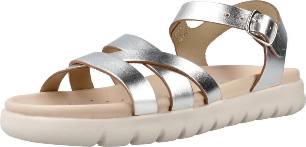 Geox Mädchen Klassische Sandalen J45GSA 000CF C1007 Farbe: Silber Größe: 33