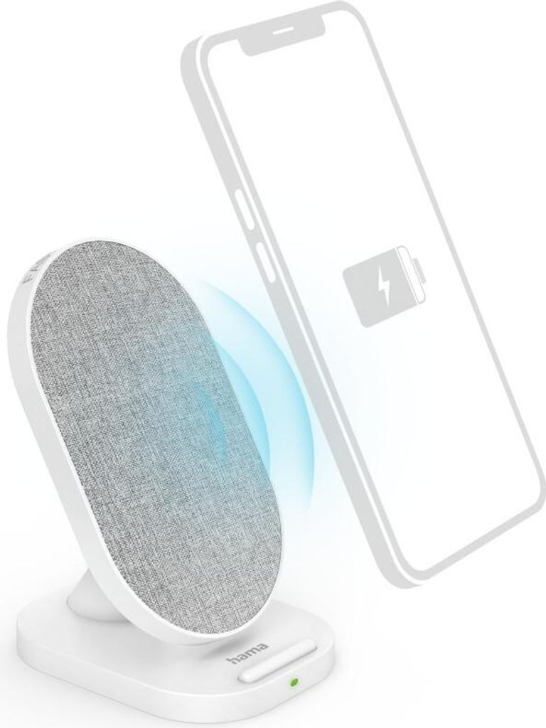 Hama Ladegerät "QI-FC10S-Fab", 10 W, kabellose Smartphone-Ladest