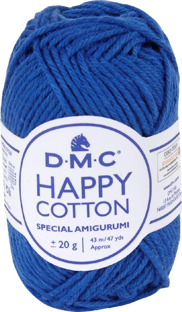 DMC Happy Baumwolle – weiches Garn aus 100 % Baumwolle, 392, (Farbe 798)