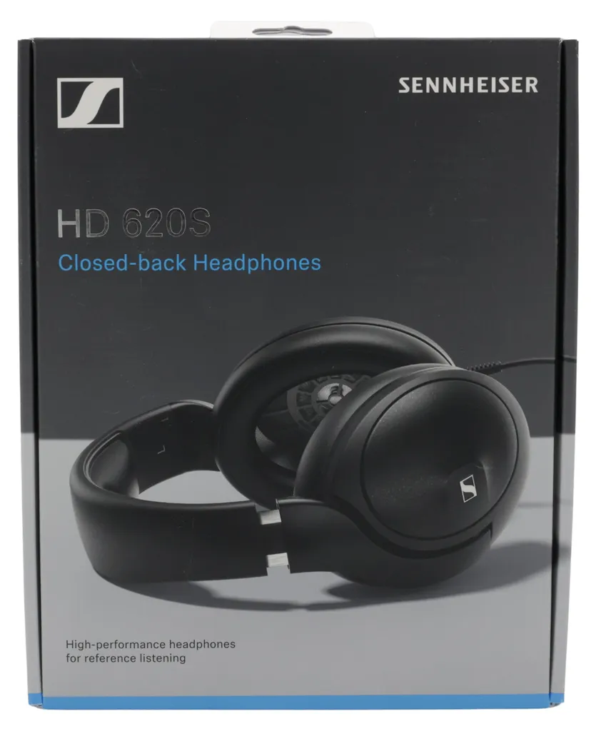 Casque Audiophile Fermé Sennheiser HD 620 S pour Écoute Privée Noire