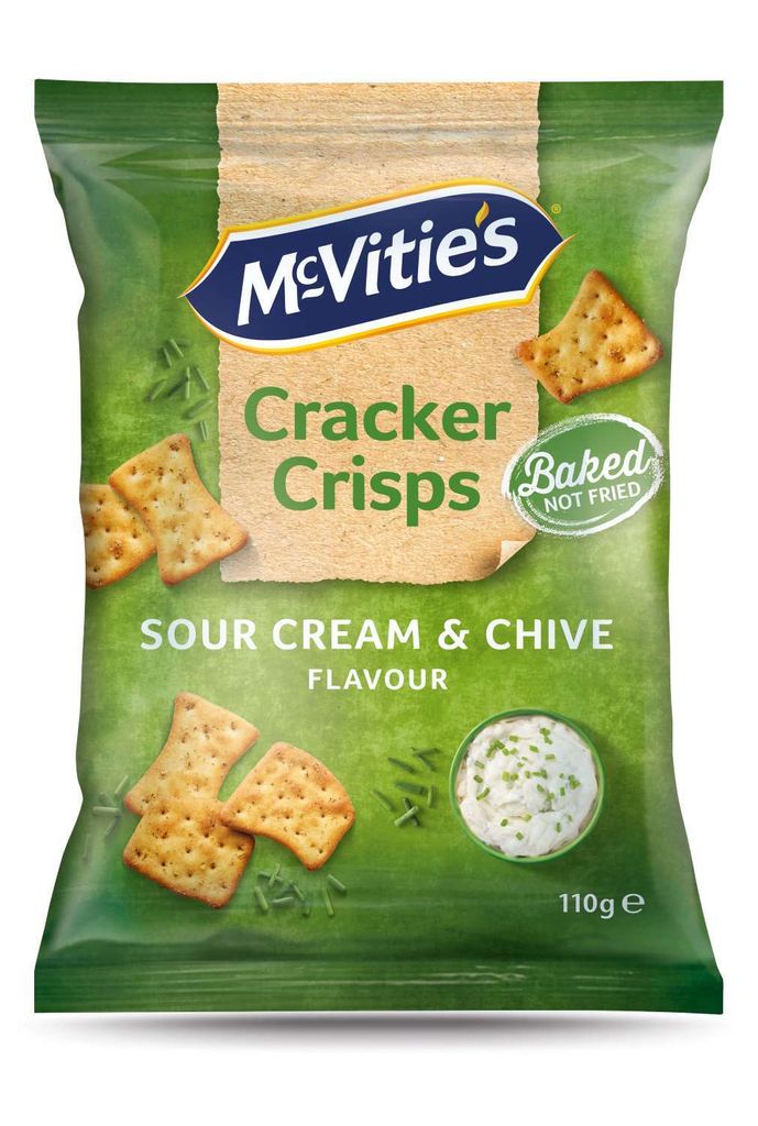 McVitie's Cracker Crisps Sour Cream & Chive 110g