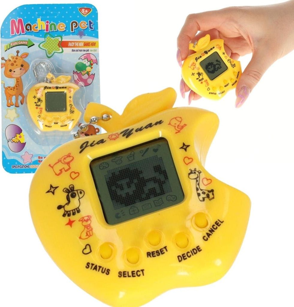 Hračka Tamagotchi elektronická hra jablko žltá Obrázok produktu 