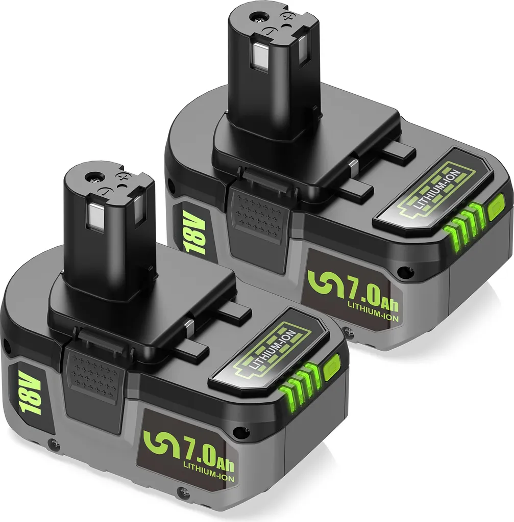 Batterie 18V 7.0Ah pour Ryobi P108 : Fini les interruptions de charge