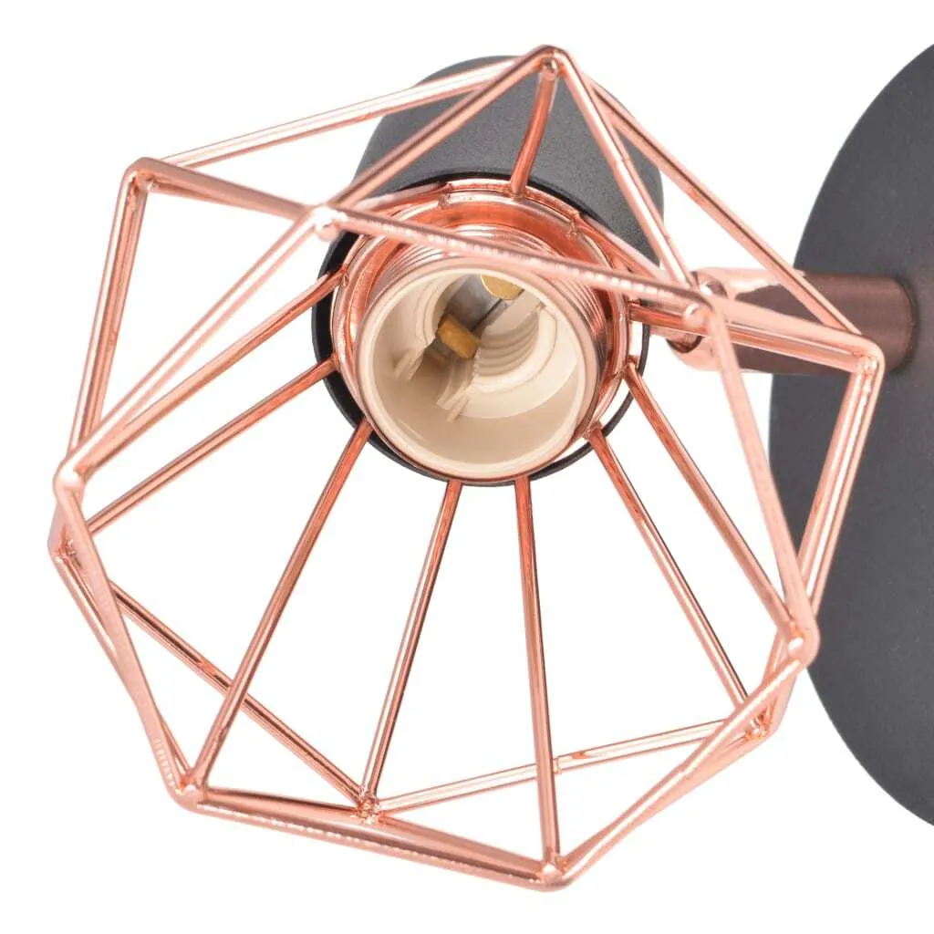 Applique 2 unità con 2 lampadine LED 8 W - 6