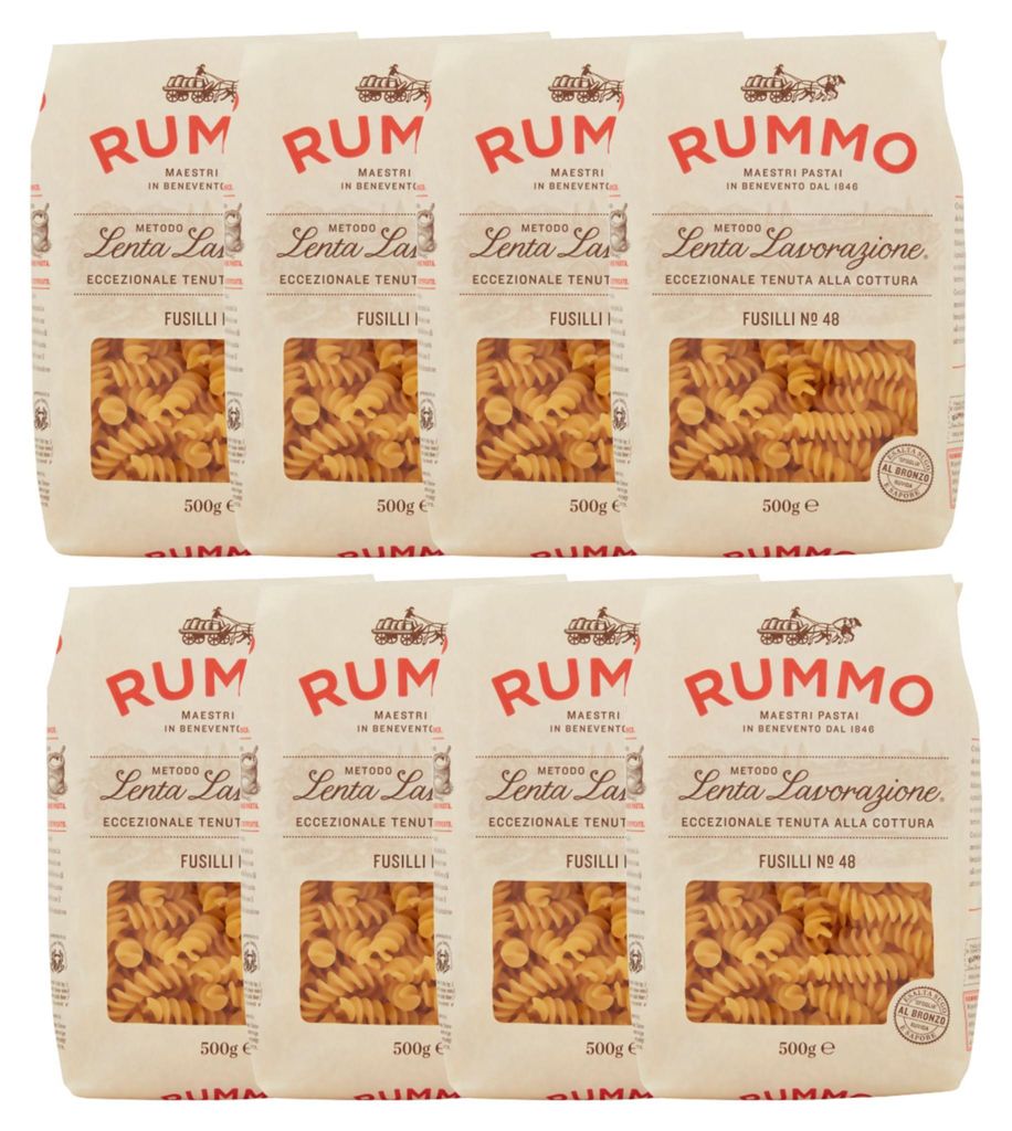 Pâtes fusilli n° 48, 500 g - Rummo - 8 x Image du produit 
