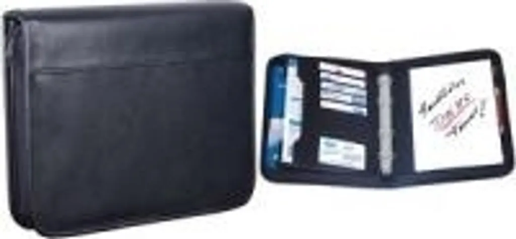 Petit classeur A5 Wedo 581501 noir à 4 anneaux pour fiches de révision