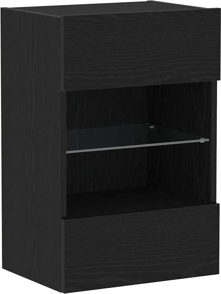 Mobile TV vidaXL Nero 40x30x60,5 cm | Mobiletto Legno Multistrato Robusto