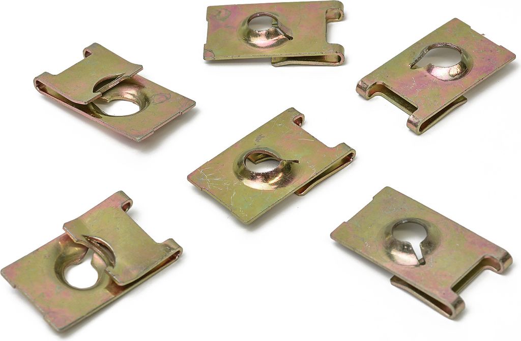 5x Universal Halterungs Klammer Klemmmutter | 25 x 14,5 mm